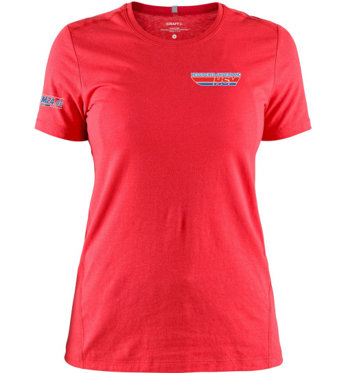 Hessischer Skiverband HSV Shirt rot Frauen