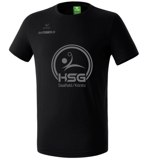 HSG Saalfeld Shirt Schwarz großes Logo Herren