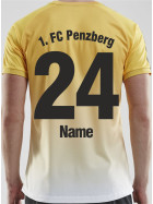 1. FC Penzberg Futsal Fantrikot Top Haar Kinder gelb