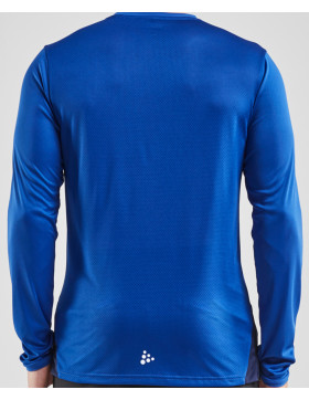 Ski Club Kottmar Langarm-T-Shirt Blau Damen
