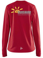 Fitnessclub Sunshine Training-Jersey Rot Damen