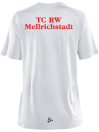 TC Rot Weiss Mellrichstadt Shirt Weiss Herren