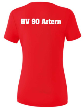 HV 90 Artern - T-Shirt Rot Damen