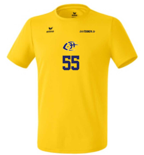 Jenaer Hanfrieds - Trainingsshirt Gelb