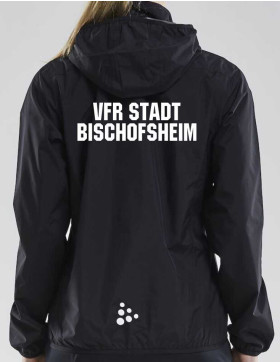 VFR Stadt Bischofsheim - Regenjacke Schwarz Damen