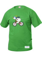 Shirt Flocke Grün Kinder