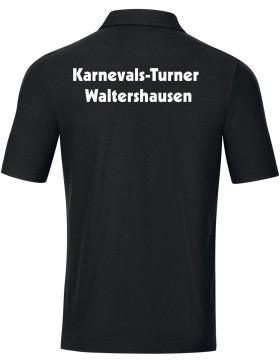 Karnevals Turner Waltershausen Polo Base Damen Schwarz