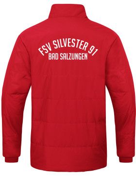 FSV Silvester 91 Bad Salzungen Coachjacke rot
