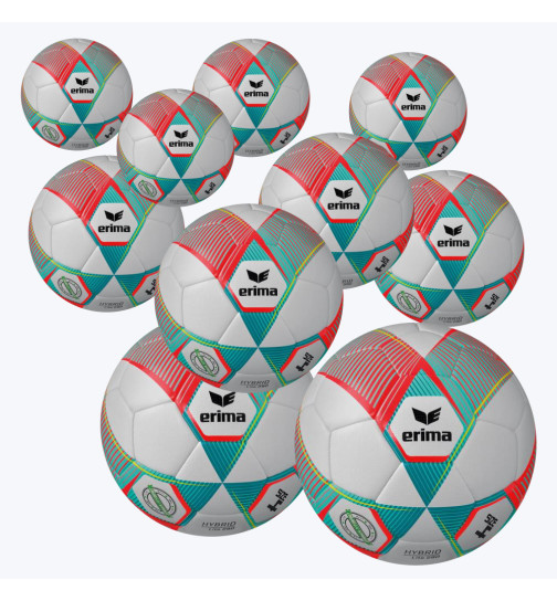 ERIMA Fußball Hybrid Lite 290 10er Ballpaket Gr.4