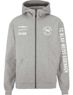 TC Blau-Weiss Eisenach Kapuzenjacke Kinder grau