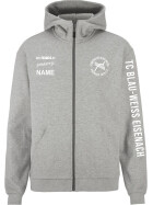 TC Blau-Weiss Eisenach Kapuzenjacke Kinder grau