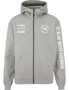 TC Blau-Weiss Eisenach Kapuzenjacke Herren grau