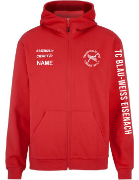 TC Blau-Weiss Eisenach Kapuzenjacke Kinder rot