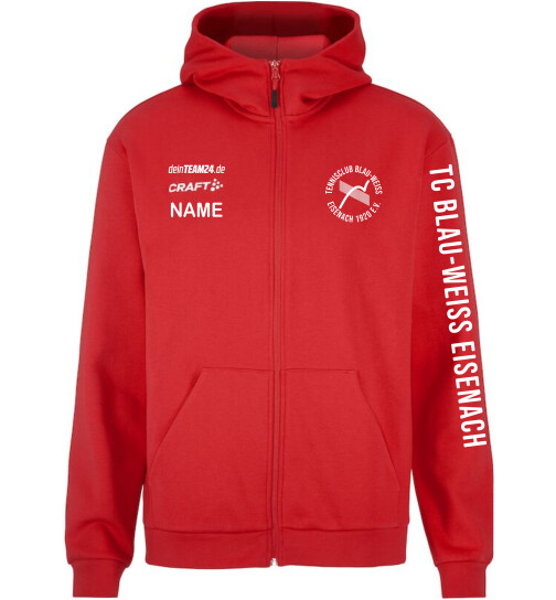 TC Blau-Weiss Eisenach Kapuzenjacke Herren rot