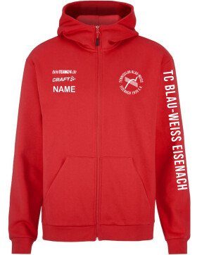 TC Blau-Weiss Eisenach Kapuzenjacke Damen rot