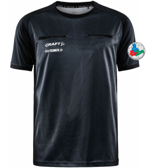 Mitteldeutscher Handball Verband Schiedsrichter T-Shirt schwarz