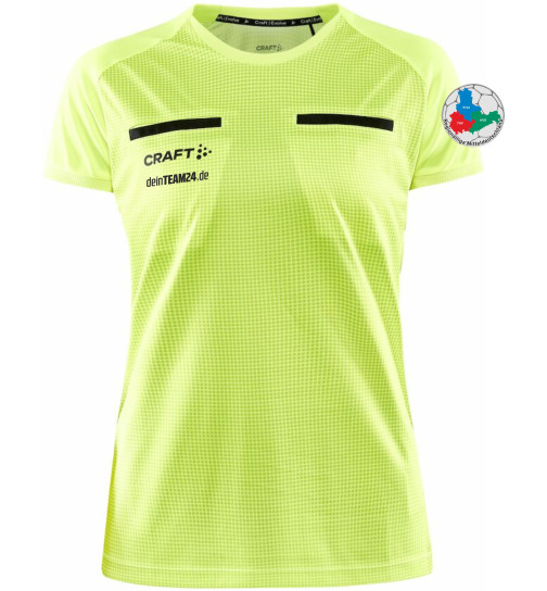 Mitteldeutscher Handball Verband Schiedsrichter T-Shirt gelb Frauen