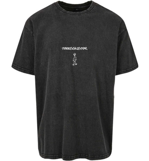 Tekkschuster Oversized Shirt schwarz