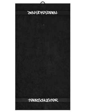 Tekkschuster Handtuch schwarz