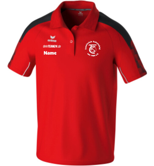 TC Schenefeld Polo Herren rot