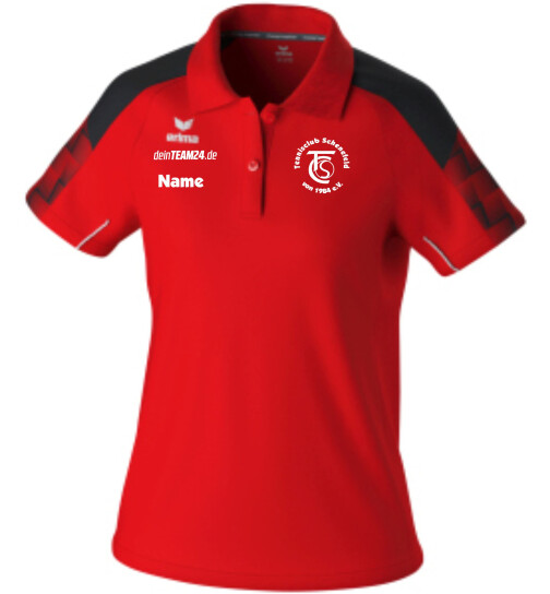 TC Schenefeld Polo Damen rot