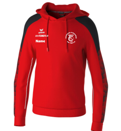 TC Schenefeld Kapuzensweat Herren rot