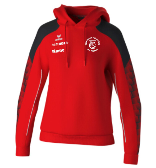 TC Schenefeld Kapuzensweat Damen rot