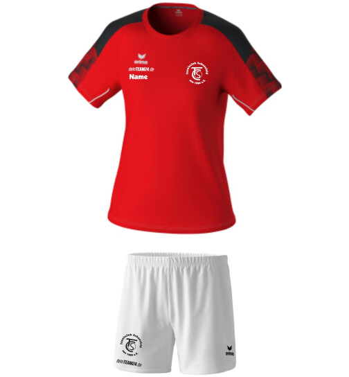 TC Schenefeld Set rot Damen