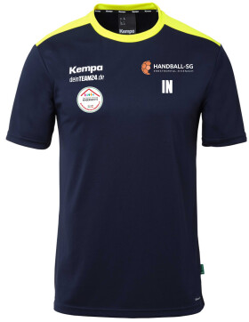 HSG Erbstromtal-Eisenach T-Shirt marine/fluo gelb