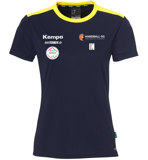 HSG Erbstromtal-Eisenach T-Shirt Damen marine/fluo gelb